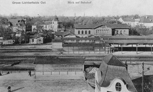 Bild des Bahnhofs 'Groß Lichterfelde Ost', um das Jahr 1900
